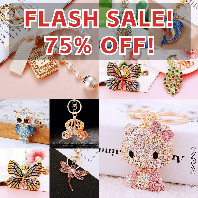 🔥 FLASH SALE! 75% OFF!🔥 - Exquisite keyring Lucky Bags - Open in Live - Free shipping